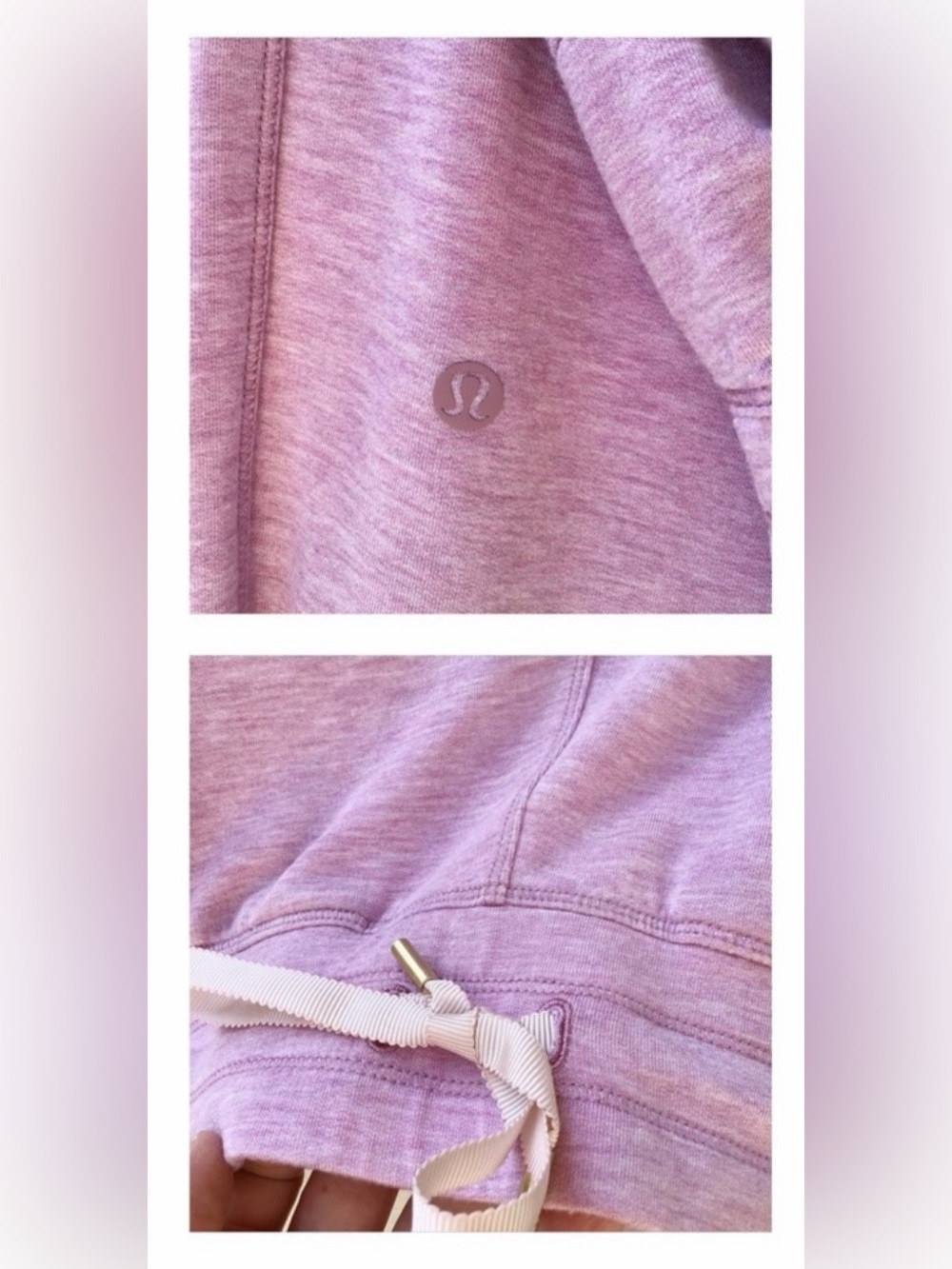 Lululemon Warm Down Jogger Soft Modal Heathered Pink Taupe 8 - Picture 9 of 9